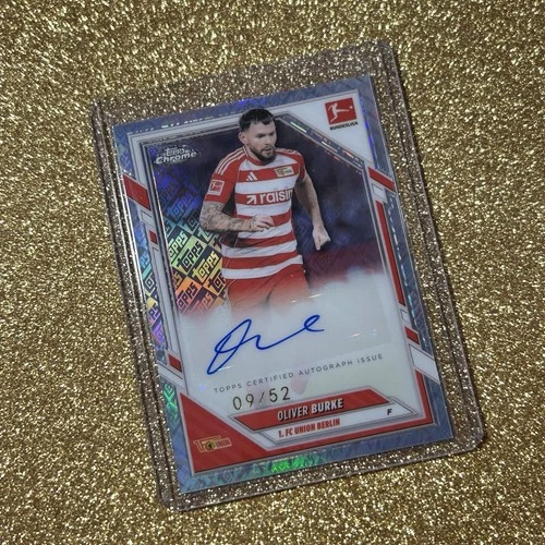 Oliver Burke 2026 Topps Chrome Bundesliga Topps Refractor /52