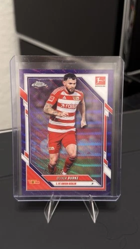 Oliver Burke 2025 Topps Chrome Purple Wave /75