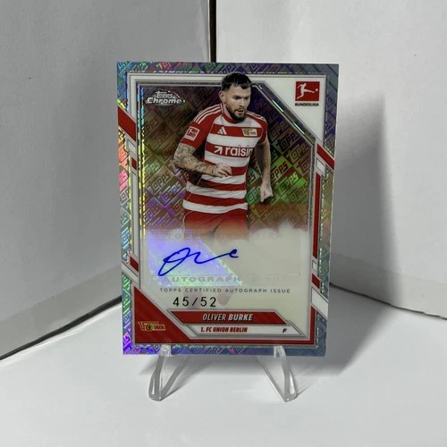 Oliver Burke 2025 Topps Chrome Topps Refractor /52