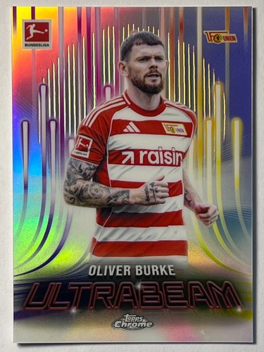 Oliver Burke 2026 Topps Chrome Ultrabeam Refractor