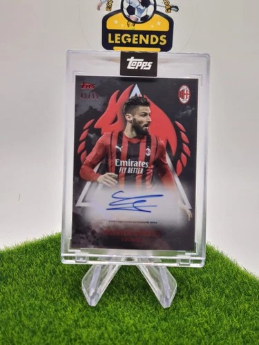 Oliver Giroud 2024 Topps AC Milan 125° Anniversario Black /99