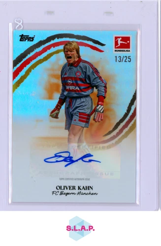 Oliver Kahn 2026 Topps Legends Autos Orange /25