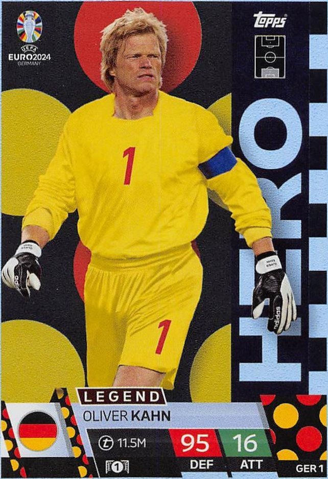Oliver Kahn 2024 Topps Match Attax UEFA EURO