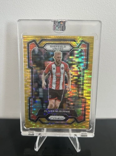 Oliver McBurnie 2023 Panini Premier League Prizm Gold Pulsar /10