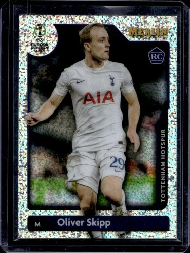 Oliver Skipp 2021 Topps Merlin Chrome Speckle Refractor /150