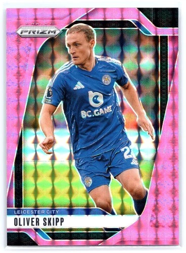 Oliver Skipp 2024 Panini Prizm Premier League Pink Mosaic
