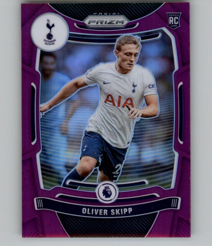 Oliver Skipp 2021 Panini Prizm Premier League Purple Prizm /99