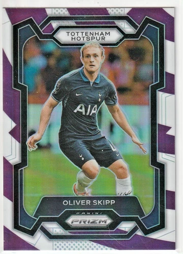 Oliver Skipp 2023 Panini Prizm Purple White Stripes /92