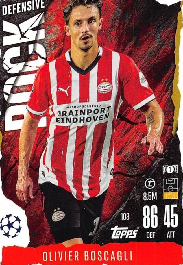 Olivier Boscagli 2024 Topps Match Attax UEFA Club Competitions Extra