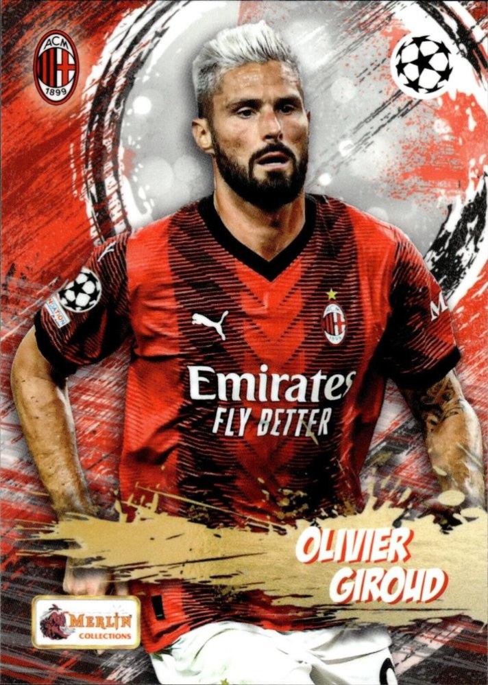 Olivier Giroud 2023 Topps Merlin Heritage UEFA Club Competitions