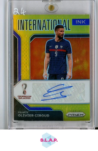 Olivier Giroud 2022 Panini Prizm True Gold /10