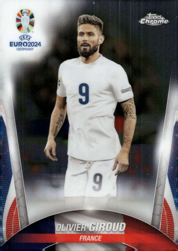 Olivier Giroud 2024 Topps Chrome UEFA EURO