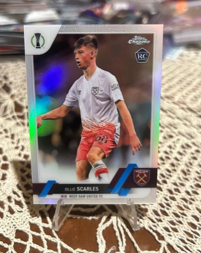 Ollie Scarles 2022 Topps Chrome Refractor