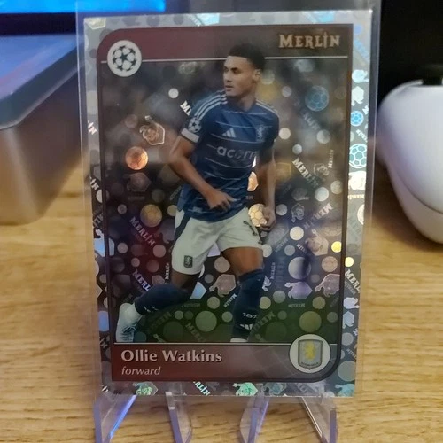 Ollie Watkins 2024 Topps Chrome Merlin Vintage Refractor