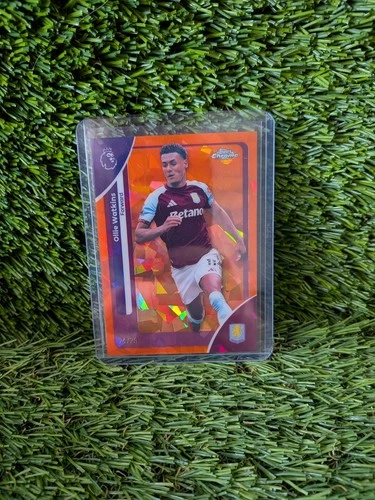 Ollie Watkins 2026 Topps Chrome Sapphire Orange /25