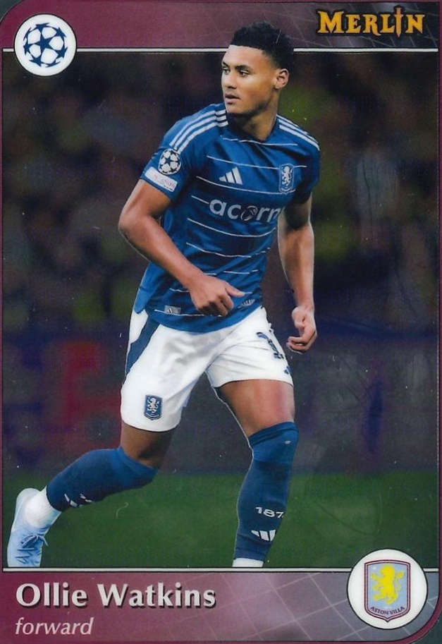 Ollie Watkins 2024 Topps Merlin UEFA Club Competitions