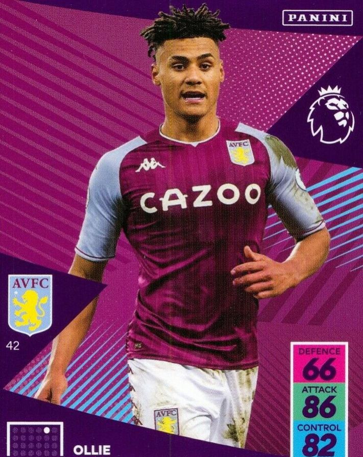 Ollie Watkins 2021 Panini Adrenalyn XL Premier League