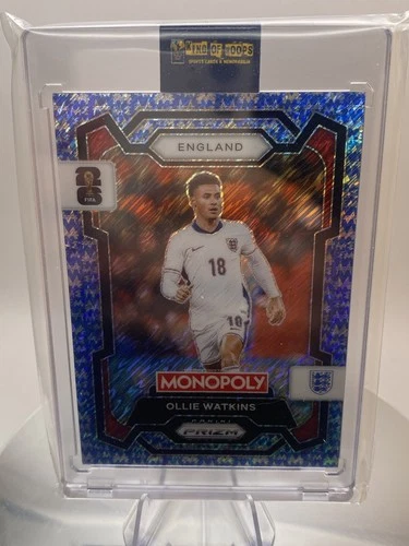 Ollie Watkins 2026 Panini Prizm Blue Shimmer /10