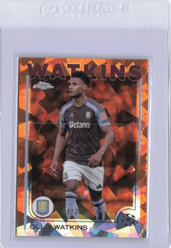 Ollie Watkins 2024 Topps UCC Sapphire Orange /25