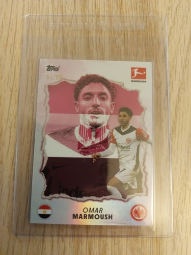 Omar Marmoush 2024 Topps Bundesliga International Stars /99