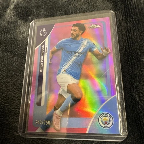 Omar Marmoush 2025 Topps Chrome 242/250