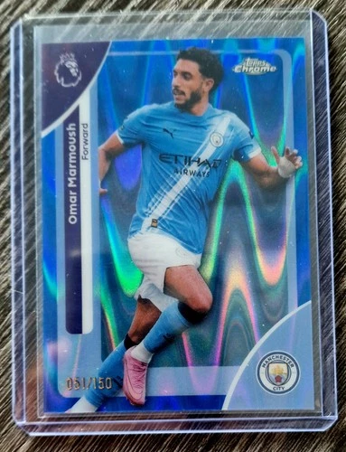 Omar Marmoush 2025 Topps Chrome 51/150