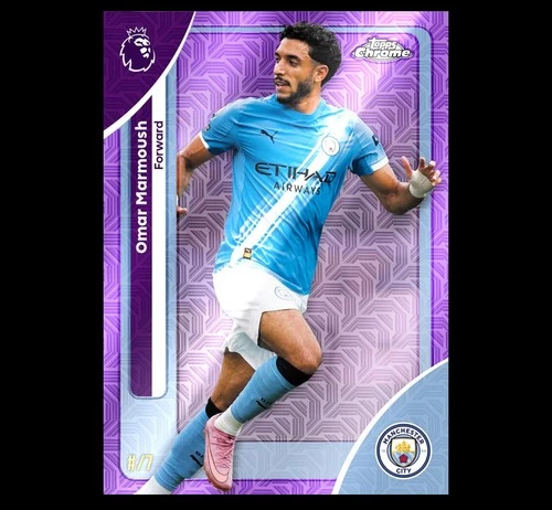 Omar Marmoush 2025 Topps Chrome /7