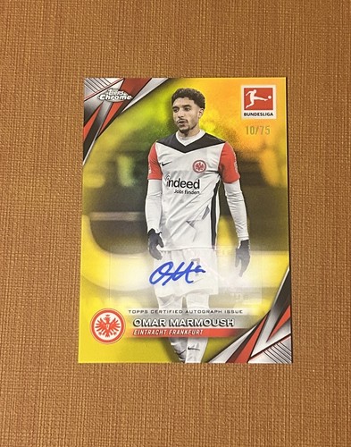 Omar Marmoush 2024 Topps Chrome /75