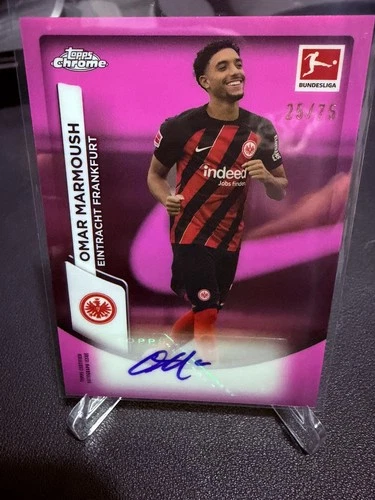 Omar Marmoush 2023 Topps Chrome /75