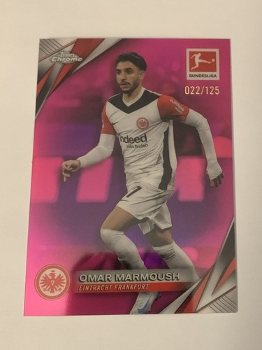 Omar Marmoush 2025 Topps Chrome Bundesliga /125