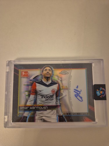 Omar Marmoush 2024 Topps Chrome Bundesliga