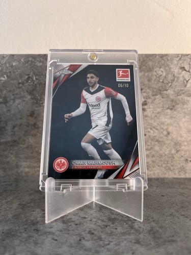 Omar Marmoush 2024 Topps Chrome Bundesliga Black Lava Refractor /10