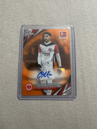 Omar Marmoush 2024 Topps Chrome Bundesliga Orange 13/25