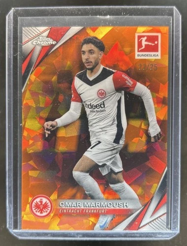 Omar Marmoush 2024 Topps Chrome Bundesliga Orange /25