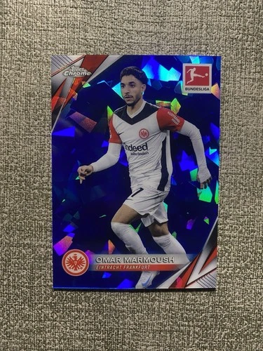 Omar Marmoush 2024 Topps Chrome Bundesliga Sapphire