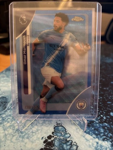 Omar Marmoush 2026 Topps Chrome Color Match /150