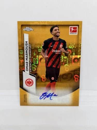 Omar Marmoush 2024 Topps Chrome Gold