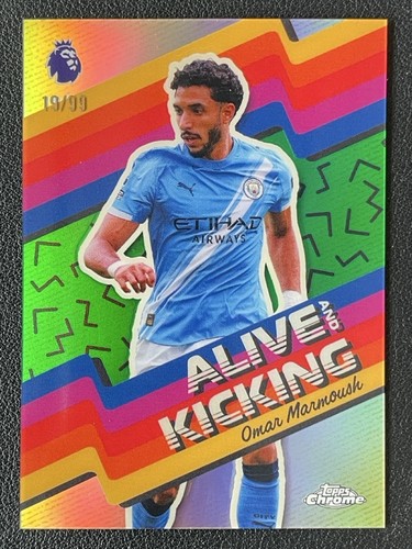 Omar Marmoush 2025 Topps Chrome Green /99