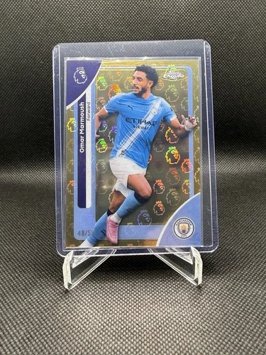 Omar Marmoush 2026 Topps Chrome Logofractor /50