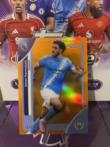 Omar Marmoush 2026 Topps Chrome Orange /25