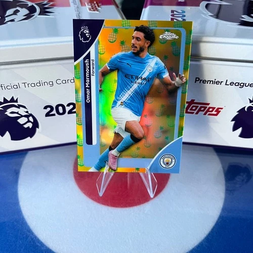 Omar Marmoush 2026 Topps Chrome Pineapple