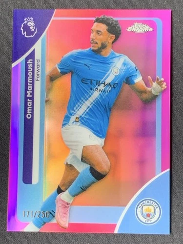 Omar Marmoush 2025 Topps Chrome Pink /250