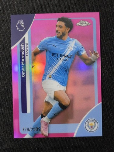 Omar Marmoush 2025 Topps Chrome Pink /250