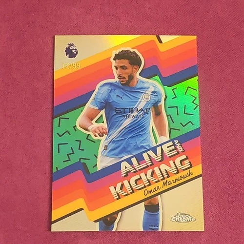 Omar Marmoush 2026 Topps Chrome Premier League /99