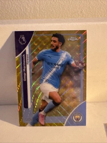 Omar Marmoush 2026 Topps Chrome Premier League Gold 13/50