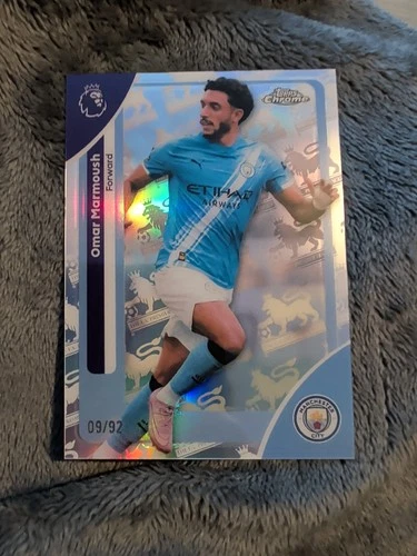 Omar Marmoush 2025 Topps Chrome Premier League Parallel /92