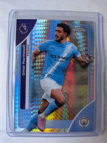 Omar Marmoush 2026 Topps Chrome Prisma Rifrattore