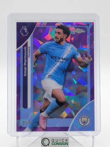 Omar Marmoush 2026 Topps Chrome Purple /15