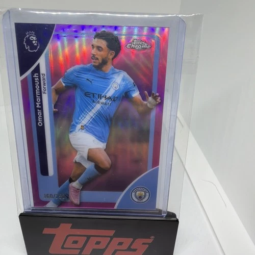 Omar Marmoush 2025 Topps Chrome Purple /250