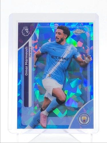 Omar Marmoush 2026 Topps Chrome Sapphire /610